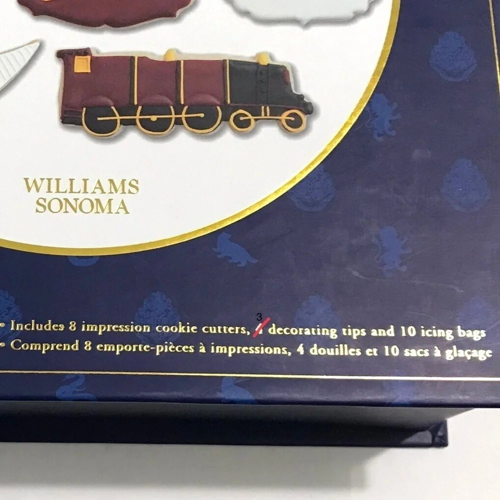 Williams Sonoma HARRY POTTER Cookie Cutter Kit Baking Pastry Set